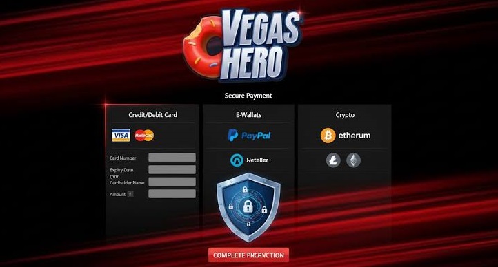 Payment Methods Vegashero